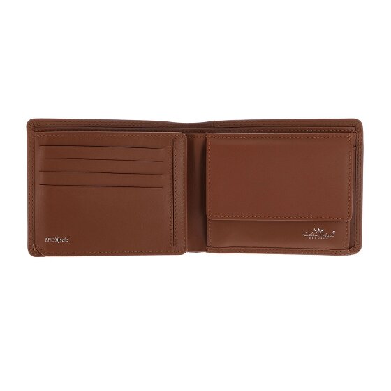 Golden Head Polo Portfel Ochrona RFID Skóra 12 cm