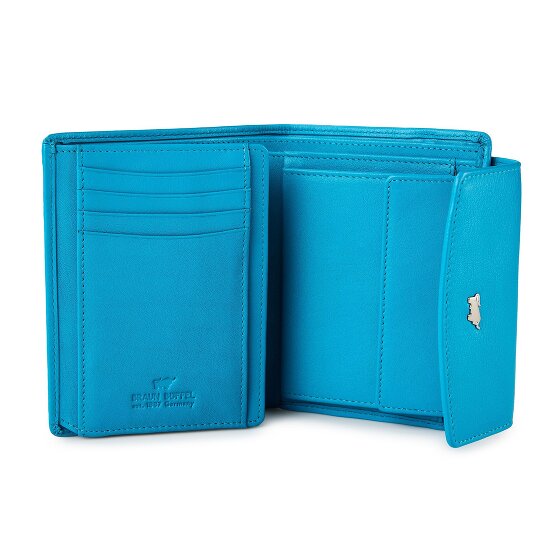 Braun Büffel Joy Portfel Ochrona RFID Skórzany 12 cm