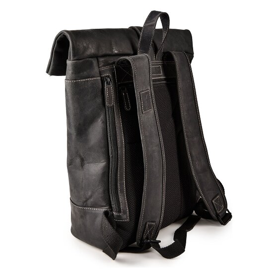 Jack Kinsky Baltimore 15 Plecak biznesowy Skórzany 43 cm Komora na laptopa