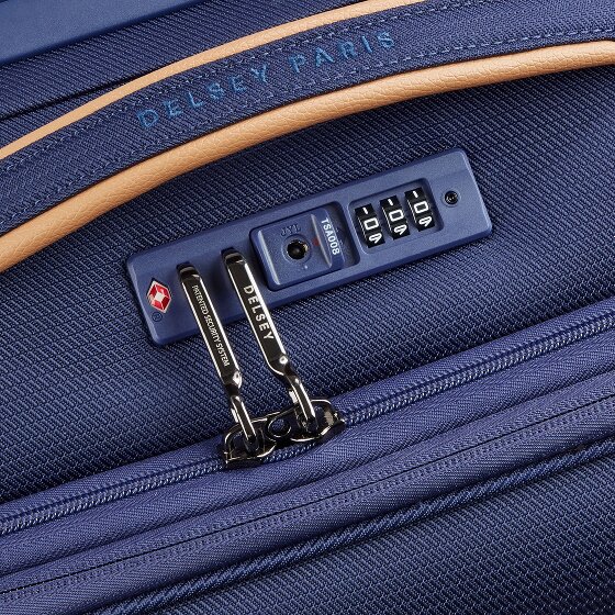 Delsey Paris Montmartre 3 4 kółka Walizka kabinowy 55 cm z plisą rozprężną