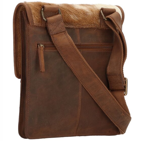 Greenland Nature Skóra naturalna kombinowana Torba na ramię 26 cm