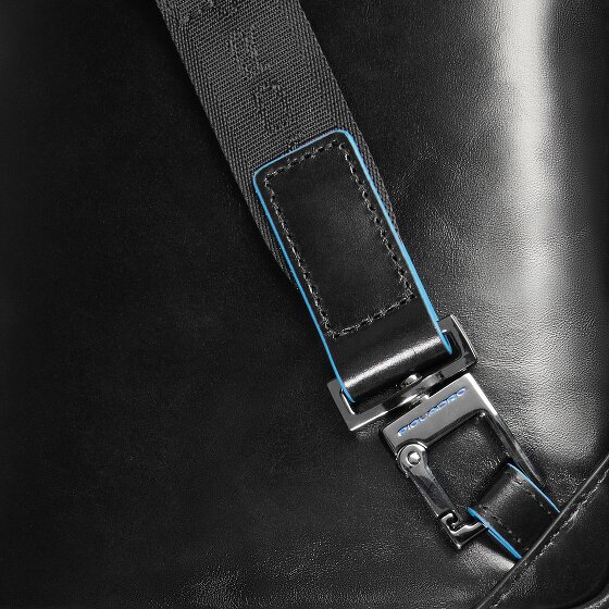 Piquadro Blue Square Mini Torba Torba na ramię Skórzany 17 cm