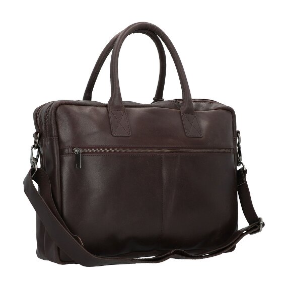 Burkely Vintage Taylor Briefcase Leather 40 cm Komora na laptopa