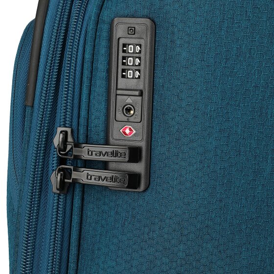 Travelite Kick Off 4 kółka Walizka M 67 cm z funkcją poszerzenia