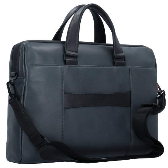 Piquadro Urban Briefcase Leather 42 cm przegroda na laptopa