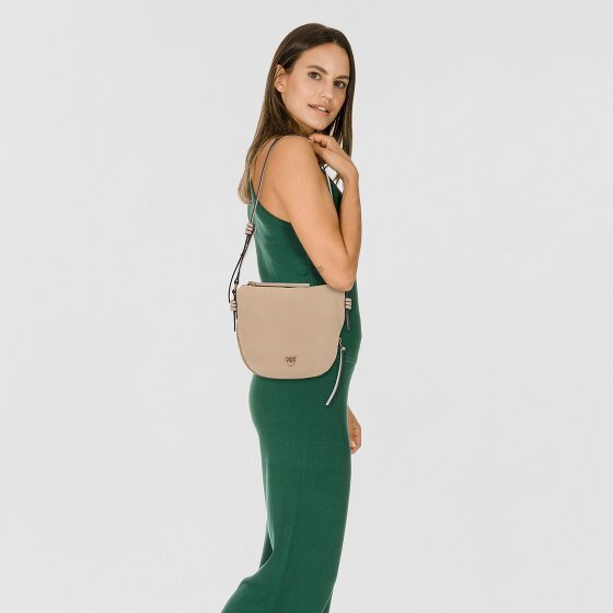 PINKO Zip Around Torba na ramię Skórzany 28 cm