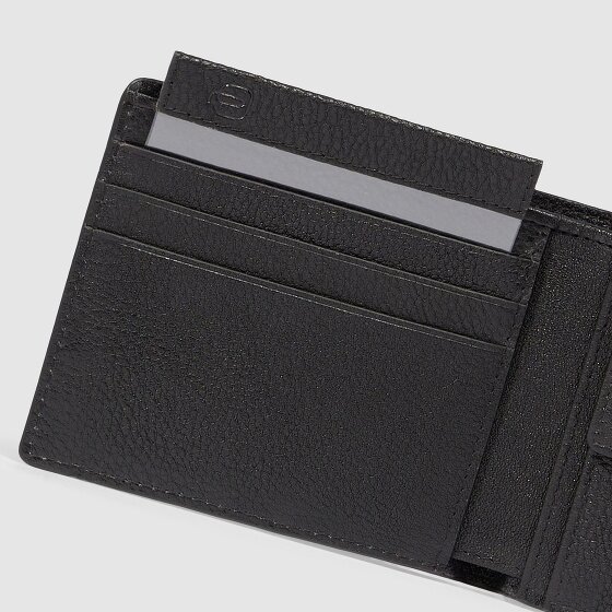 Piquadro Hedley Portfel Ochrona RFID Skórzany 11 cm