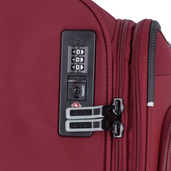 d&n Travel Line 9504 4 kółka Walizka M 67 cm z plisą rozprężną