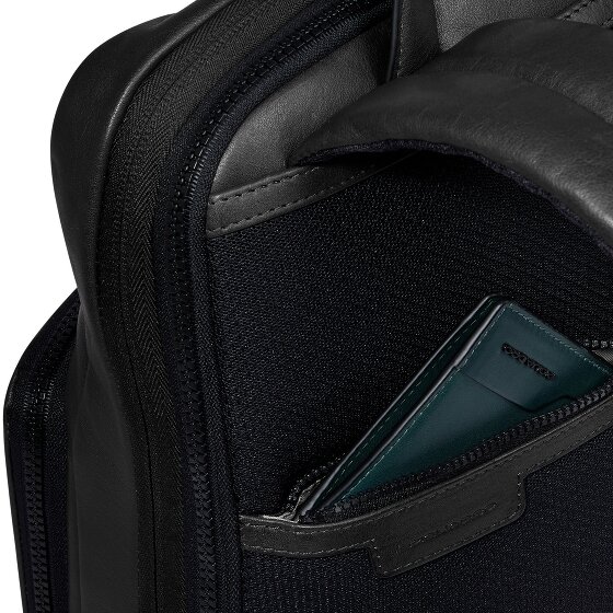 Piquadro Harper Plecak Skórzany 38 cm Komora na laptopa