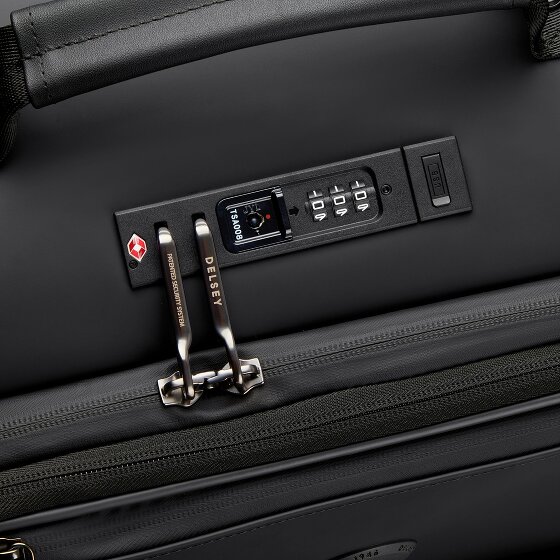 Delsey Paris Turenne Soft 4 kółka Walizka kabinowy 55 cm z plisą rozprężną