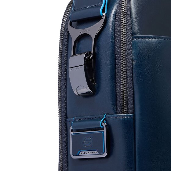 Piquadro Blue Square Teczka Skórzany 39 cm Komora na laptopa