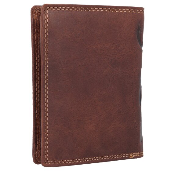 Jack Kinsky Monterey Portfel Ochrona RFID Skórzany 9.5 cm