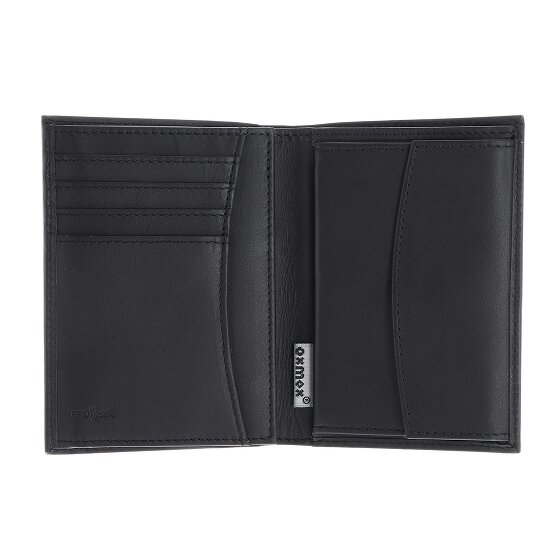 oxmox Leather Portfel Ochrona RFID Skóra 13 cm