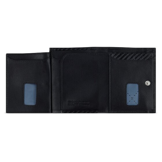 bugatti Secure Slim Portfel Ochrona RFID Skórzany 8 cm