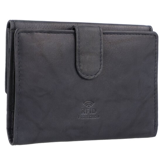 Greenburry Basic Wallet RFID Leather 13 cm