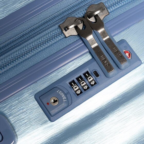 Heys Alumix 4 kółka Zestaw walizek 3-części z plisą rozprężną