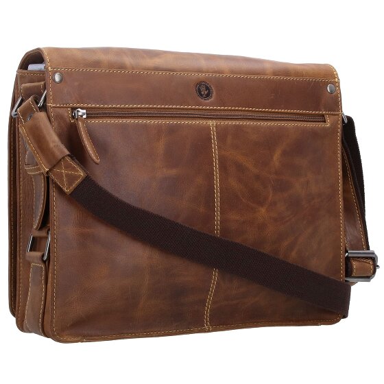 Greenburry Vintage Cafe Racer Messenger Leather 33 cm