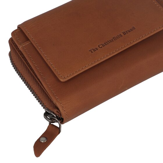 The Chesterfield Brand Wax Pull Up Portfel Ochrona RFID Skórzany 13.5 cm