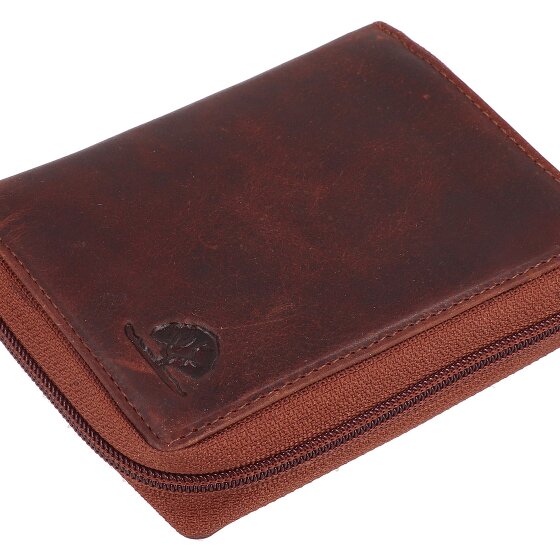Greenburry Rugged Portfel Ochrona RFID Skórzany 10 cm