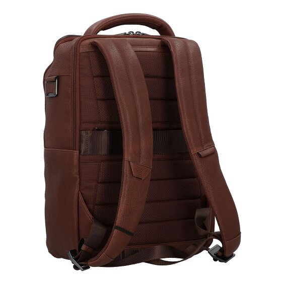 Piquadro Cronus Plecak biznesowy Ochrona RFID Skóra 41 cm Komora na laptopa