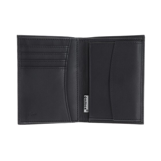 oxmox Leather Portfel Ochrona RFID Skóra 13 cm