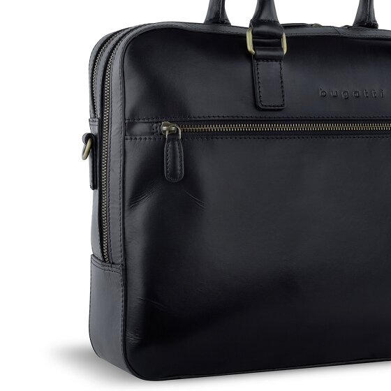bugatti Remo Teczka Skórzany 40 cm Komora na laptopa