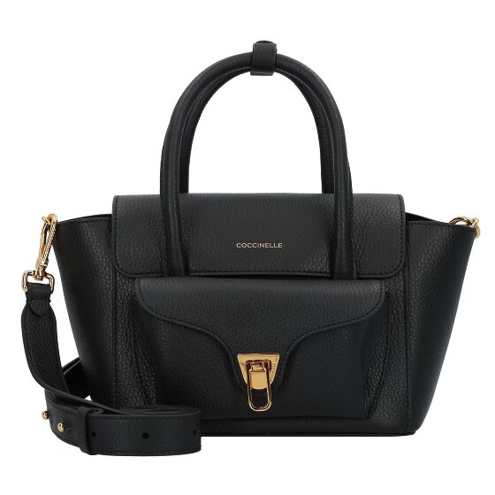 Coccinelle Double Beat Torba na ramię Skórzany 21 cm