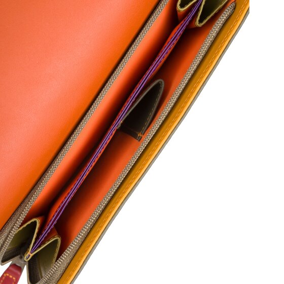 Mywalit Tri-fold Zip Wallet Leather Wallet 17 cm