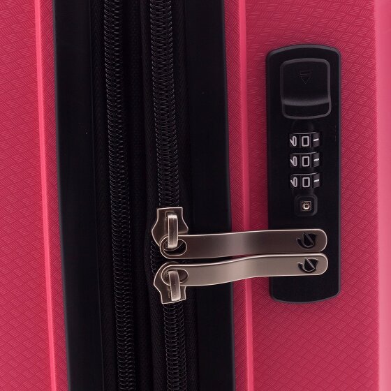 Gladiator 1700 4 kółka Walizka kabinowy 55 cm z plisą rozprężną