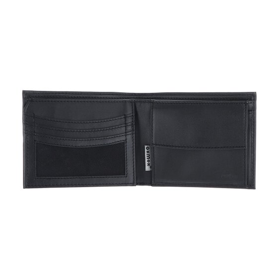 oxmox Leather Portfel Ochrona RFID Skóra 12 cm