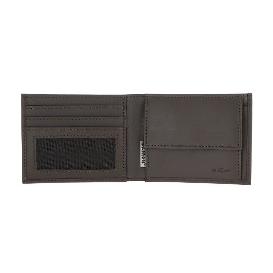 oxmox Leather Portfel Ochrona RFID Skóra 11 cm