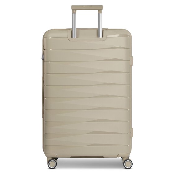 Franky London 4 kółka Walizka L 74 cm z plisą rozprężną