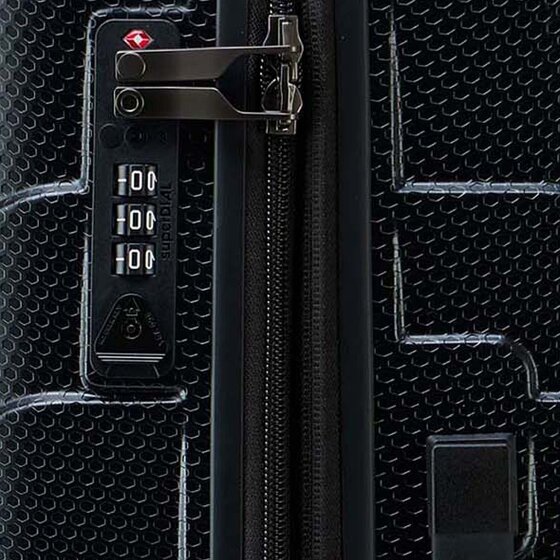 Echolac Exo 4 kółka Zestaw walizek 3-części z plisą rozprężną