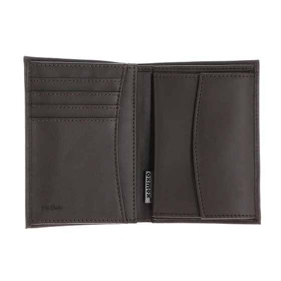 oxmox Leather Portfel Ochrona RFID Skóra 10 cm