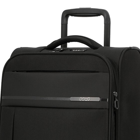 Jump Monthélys 4 kółka Walizka kabinowy 55 cm z plisą rozprężną