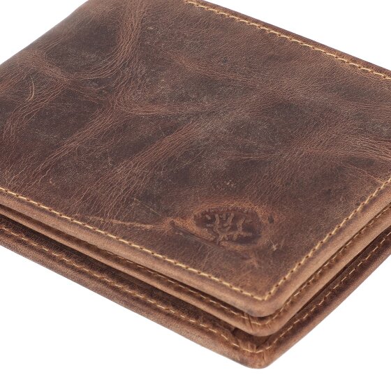 Greenburry Vintage Portfel Ochrona RFID Skórzany 12 cm