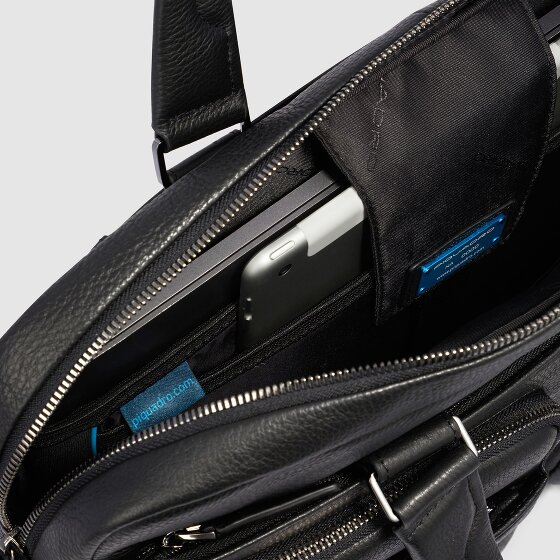 Piquadro Modus Teczka Skórzany 39.5 cm Komora na laptopa