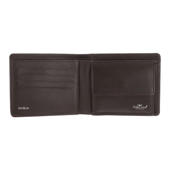 Golden Head Polo Portfel Ochrona RFID Skóra 12 cm