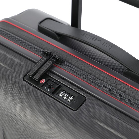 Travelite Dynamiic 4 kółka Walizka kabinowy 55 cm z plisą rozprężną