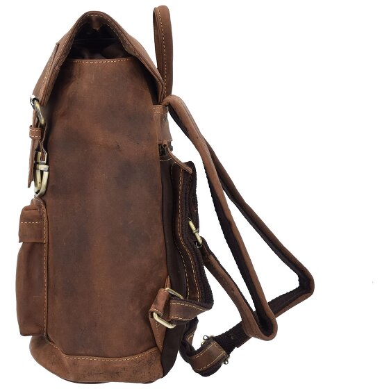 Greenburry Vintage Plecak skórzany 42 cm Komora na laptopa