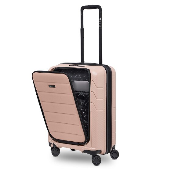 Redolz Essentials 17 4-kołowy wózek kabinowy 55 cm z miękką kieszenią na laptopa
