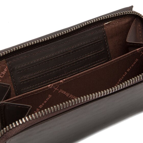 The Chesterfield Brand Shanghai Portfel Ochrona RFID Skórzany 19 cm
