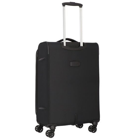 d&n Travel Line 9204 4 kółka Walizka M 66 cm z plisą rozprężną