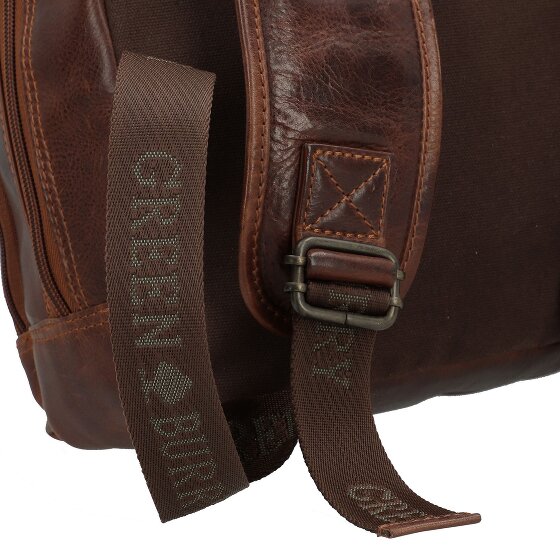 Greenburry Rugged Plecak biznesowy Skórzany 39 cm Komora na laptopa
