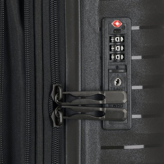 d&n Travel Line 4500 4 kółka Walizka kabinowy S 55 cm z plisą rozprężną