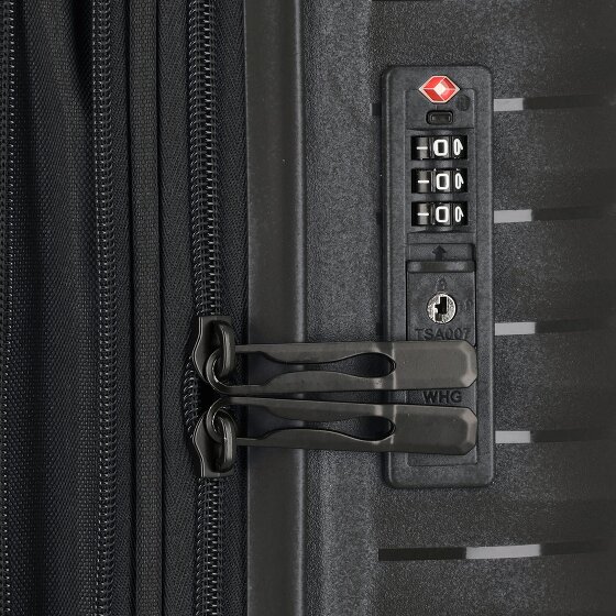 d&n Travel Line 4500 4 kółka Walizka kabinowy S 55 cm z plisą rozprężną