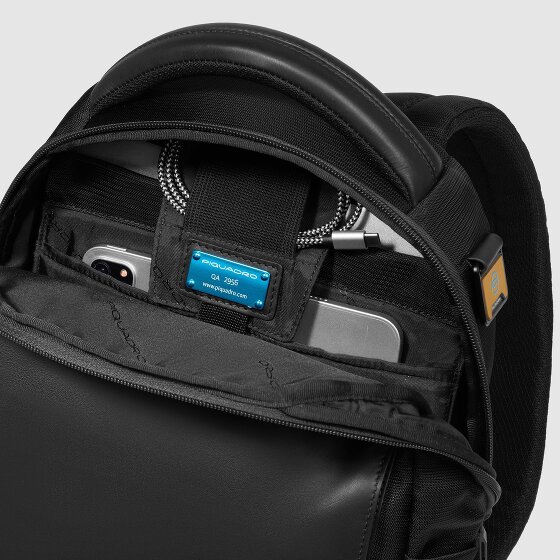 Piquadro Orion Plecak biznesowy Ochrona RFID 38 cm Komora na laptopa