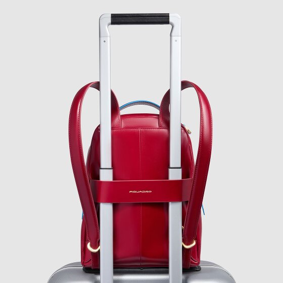 Piquadro Blue Square Plecak miejski Skórzany 30 cm