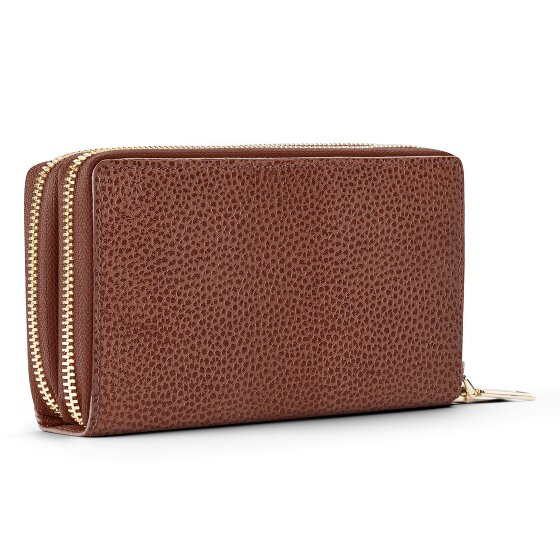 Lazarotti Bologna Leather XL Double Zip-Around Wallet RFID Leather 20 cm