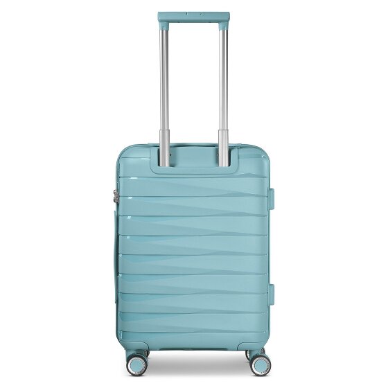 Franky London 4 kółka Walizka kabinowy S 55 cm z plisą rozprężną